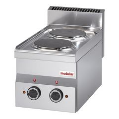 Kooktoestel 2-zones elektr. RVS Modular EMG 316605