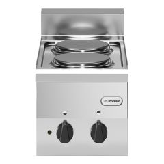 Kooktoestel 2-zones elektr. RVS Modular EMG 318606