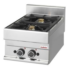 Kooktoestel 2-zones gas RVS Modular EMG 316102