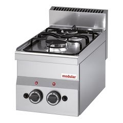 Kooktoestel 2-zones gas RVS Modular EMG 316611