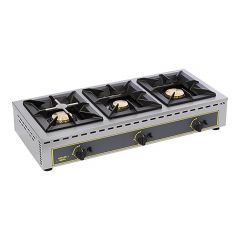 Kooktoestel 3-zones RVS Roller Grill EMG 304152