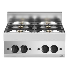 Kooktoestel 4-zones gas RVS Modular EMG 318004