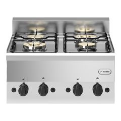 Kooktoestel 4-zones gas RVS Modular EMG 318602