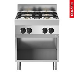 Kooktoestel 4-zones gas RVS Modular EMG 318701