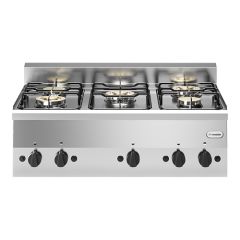 Kooktoestel 5-zones gas RVS Modular EMG 318603