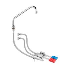 Kraan Voetpedaal - Koud/Warm Water Set Model Thea Saro 457-1025
