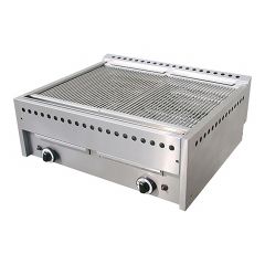 Lavasteen grill 2-zones RVS CaterChef EMG 508210
