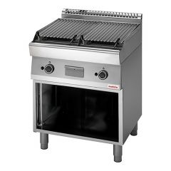 Lavasteen grill 2-zones RVS Modular EMG 316772