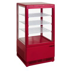 Mini Koelvitrine 70 Liter Model Sc 70 Rood Saro 330-10031