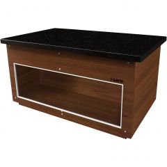 Neutraal Element Neutral B 1600 Mm, Kleur Walnoot Saro 366-2510