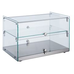 Neutraal Vitrine Recht 50L - 55,4x36,1x37 cm Combisteel 7487.0245