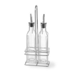 Olie en azijn menage RVS 2x0,237L Hendi HEN 460245
