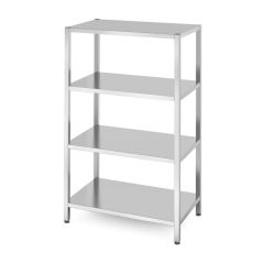 Opbergrek met 4 volledige planken – geschroefd RVS Hendi HEN 812556