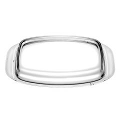 Pannendeksel Eurolux Volledig Glazen Deksel, Vierkant 33 X 22 Cm, Inclusief Dekselknop Saro Eu0800-00