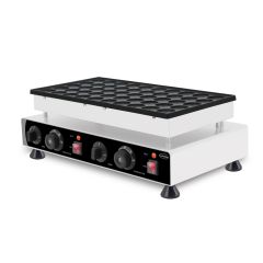 Pannenkoekentafel Poffertjesplaat 50St Ø4,3Cm - 54x33,5x20 cm Combisteel 7540.0010