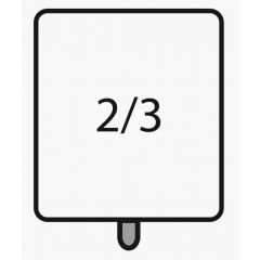 Pastakoker E7/Cpcexd Pasta Mand: 2/3 Gn Saro 423-4015