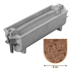 Patévorm 8,0(H)x25x8,0 cm alum. Adelmann EMG 65001