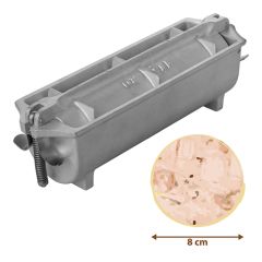 Patévorm Ø8,0 cm/L.25,0 cm alum. Adelmann EMG 65004