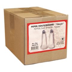 Peper / zoutstrooier H.12 cm (12) EMGA EMG 560012