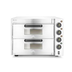 Pizza oven 2 kamers compact RVS Hendi HEN 220283