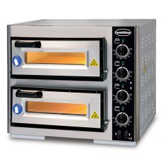 Pizza-oven Elektrisch Pizzaoven Dubbel 2 X 1 - 63x63x53 cm Combisteel 7491.1005