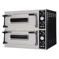 Pizza-oven Pizzaoven Bakplaat Dubbel 2 X 6 - 110x131,4x74,5 cm Combisteel 7485.0045