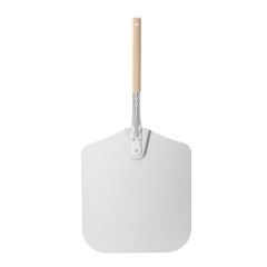 Pizzaschep vierkant met korte handgreep Aluminium Hendi HEN 618035