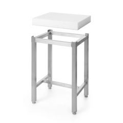 Polyethyleen hakblok met onderstel RVS/HDPE 505656 + 505670 Hendi HEN 505687