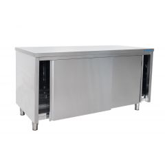 Rvs Kast Roestvrijstalen Wandkast, Schuifdeur - 700 Mm Diepte, 1000 Saro 700-2000
