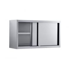 RVS Kast Wandkast Schuifdeuren - 140x40x66 cm EU lijn Combisteel 7452.0058