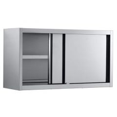 RVS Kast Wandkast Schuifdeuren - 160x40x66 cm EU lijn Combisteel 7452.3230
