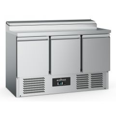 Saladette / Saladebar 3 Deuren 8X1/6 GN Pan - 136,5x70x97 cm Combisteel 7950.5060