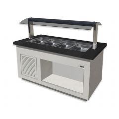 Saladette / Saladebar Model Premium Line- Sb-K 170 Wit Saro 366-2005
