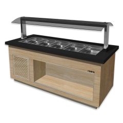 Saladette / Saladebar Model Premium Line- Sb-K 200 Oak Saro 366-2710