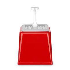 Sausdispenser met pomp ABS/RVS Hendi HEN 203521