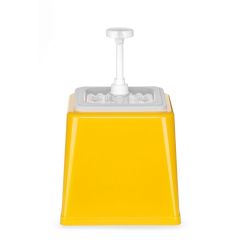 Sausdispenser met pomp ABS/RVS Hendi HEN 203538
