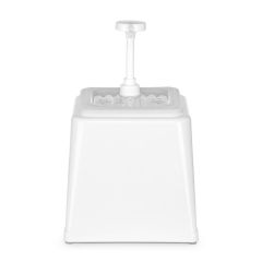 Sausdispenser met pomp ABS/RVS Hendi HEN 203545