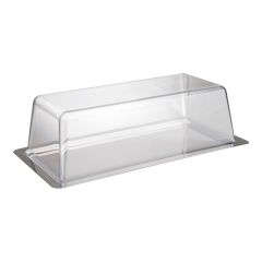 Serveerplateau met afdekkap 33x17 cm RVS EMGA EMG 130176