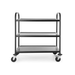 Serveerwagen mat zwart Koolstofstaal Hendi HEN 811320