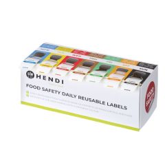 Set voedselveiligheidsstickers, multifunctioneel, eenvoudig verwijderbaar, met een dispenser Papier Hendi HEN 850688