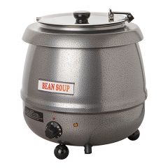 Soepketel 10L metaal scharnierend deksel Bistro EMG 537109