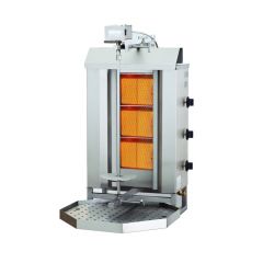 Sous-Vide Koker Gyros Grill Gas Motor Boven 3 Hittezones - 51,5x55x96 cm Combisteel 7049.0005