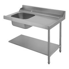 Spoeltafel 120 cm RVS Elettrobar EMG 570120