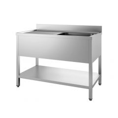 Spoeltafel Bodemschap Demontabel 1 Midden - 70x70x85 cm Combisteel 7452.0420