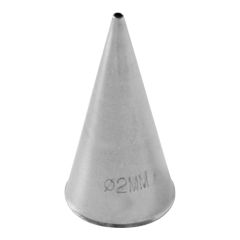 Spuitje (00/Ø2 mm) RVS glad EMGA EMG 895100