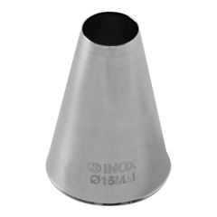 Spuitje (12/Ø15 mm) RVS glad EMGA EMG 895113