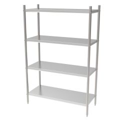 Stelling / Wandplank Rek 4 Levels Demontabel - 150x50x180 cm Combisteel 7490.0250