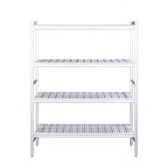 Stelling / Wandplank Rek Aluminium Plank Met Kunststof Roosters 475X1152Mm Saro 480-1110