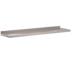 Stelling / Wandplank Rek RVS Wandschap - 60x30x3,6 cm Combisteel 7455.0490