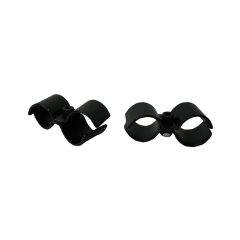Stelling / Wandplank Rek Set Van 2 Koppelbeugels Zwart t.b.v. 7530.0025-0030-0035-0040 Combisteel 7530.9005